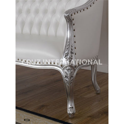 Classic Finley Carving Settee | Standard CRUZ INTERNATIONAL