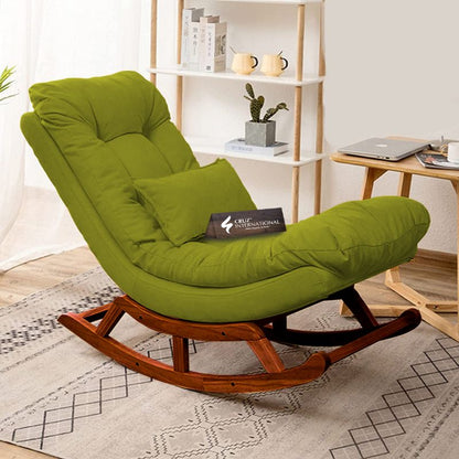 Premium Fiber Toast Rocking Chair | Natural | 16 Colours Available CRUZ INTERNATIONAL