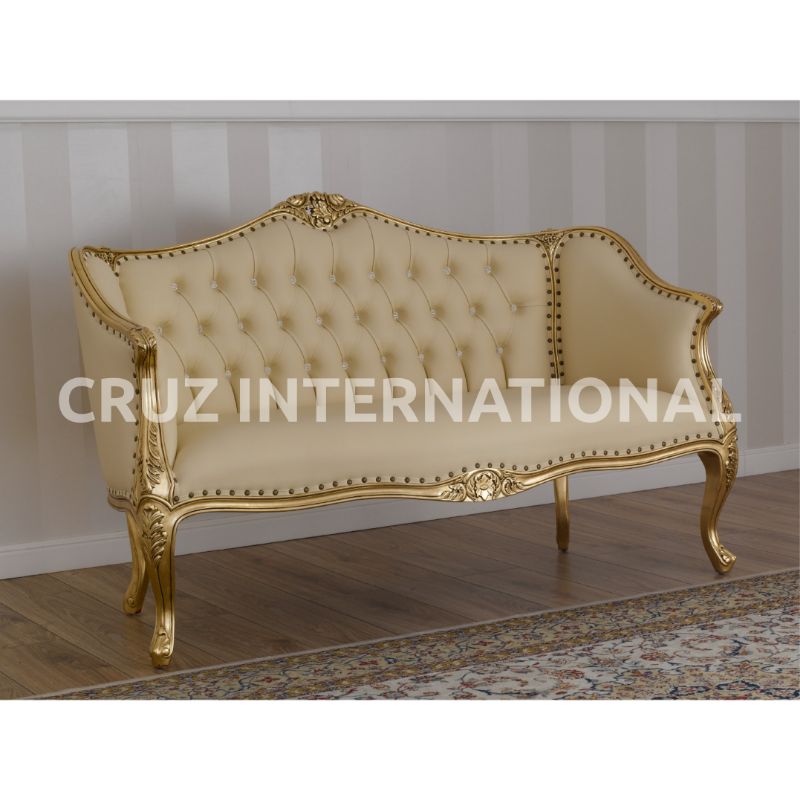 Classic Finley Carving Settee | Standard CRUZ INTERNATIONAL