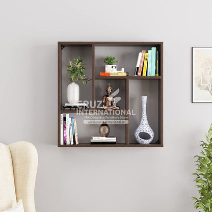 Goodness Wooden Wall Rack Shelves CRUZ INTERNATIONAL