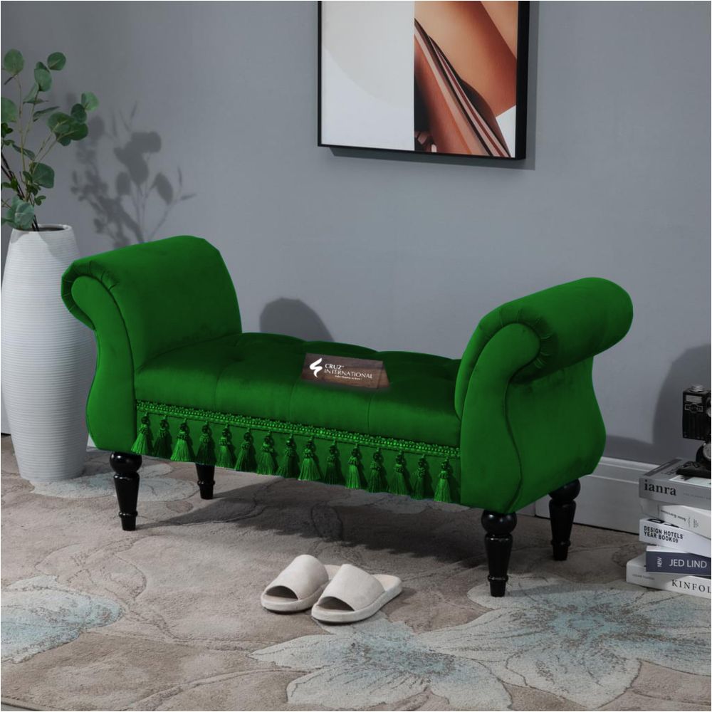 Premium Theo Bench & Sette | Solid Wood | 15 Colours Available CRUZ INTERNATIONAL