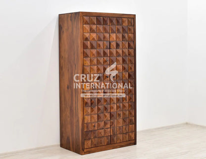 Classic Cruz Almirah & Wardrobe | Standard | Brown CRUZ INTERNATIONAL