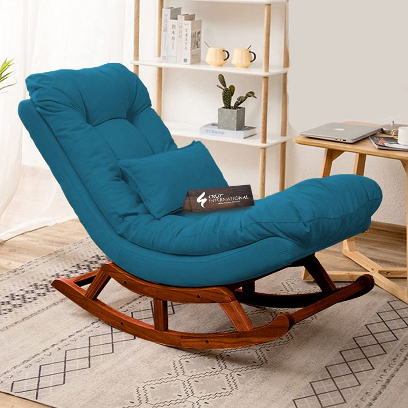 Premium Fiber Toast Rocking Chair | Natural | 16 Colours Available CRUZ INTERNATIONAL