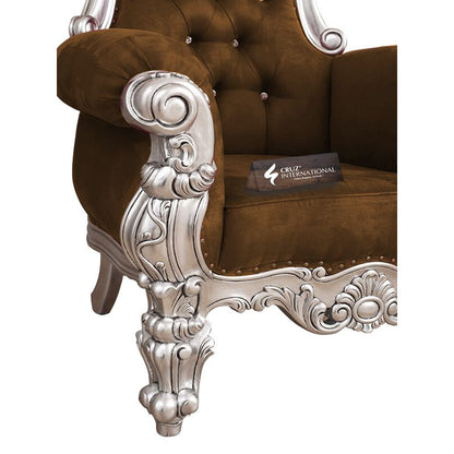 Maharaja Roger Chair & Single Sofa | Solid Wood CRUZ INTERNATIONAL