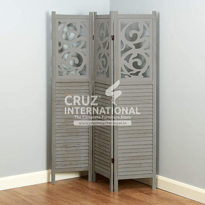 Ever Green Mario Wooden Partition | Divider | 2 Colours Available CRUZ INTERNATIONAL