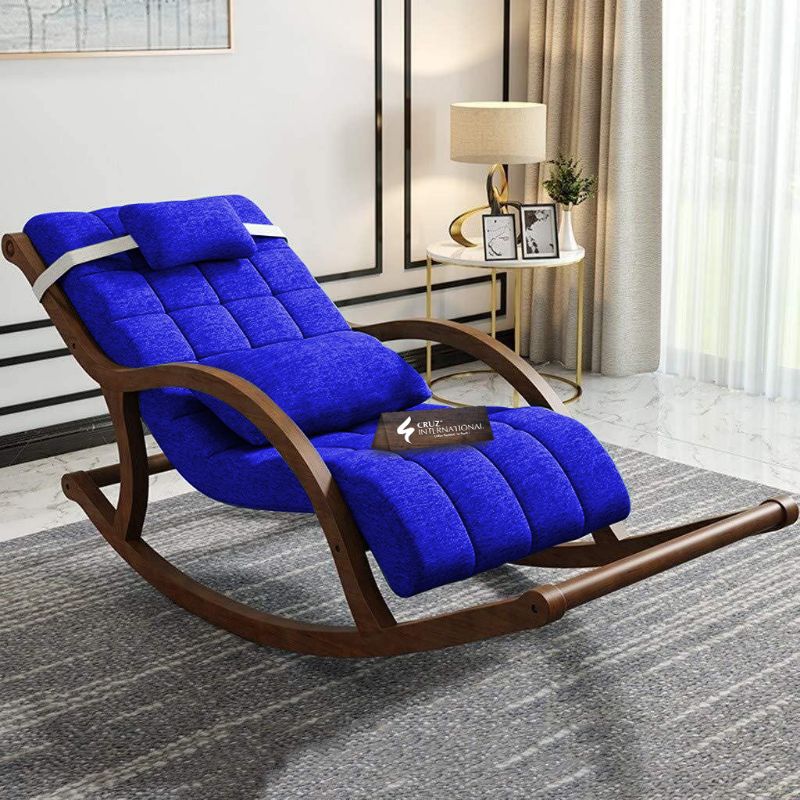 Premium Unique Alejandro Rocking Chair | Rosewood | 11 Colours Available CRUZ INTERNATIONAL