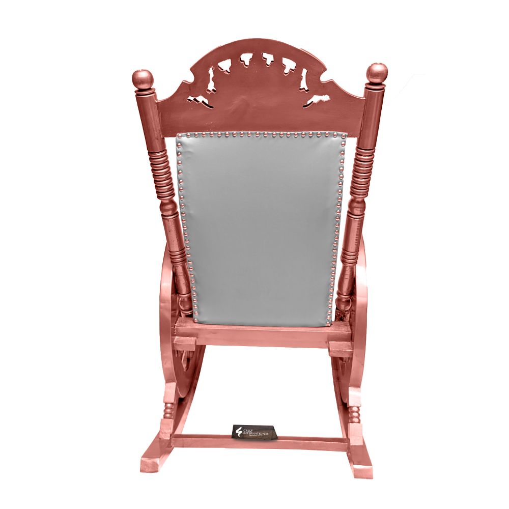 Premium Alarico Rocking Chair | Rosegold | 3 Colours Available CRUZ INTERNATIONAL