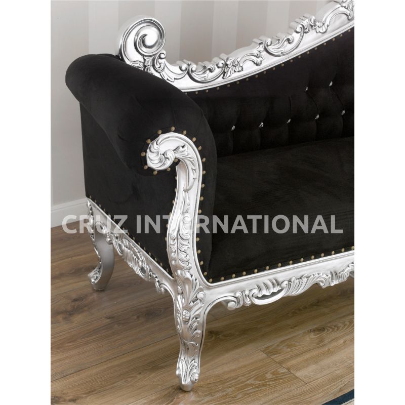 Classic Hector Carving Settee | Standard CRUZ INTERNATIONAL