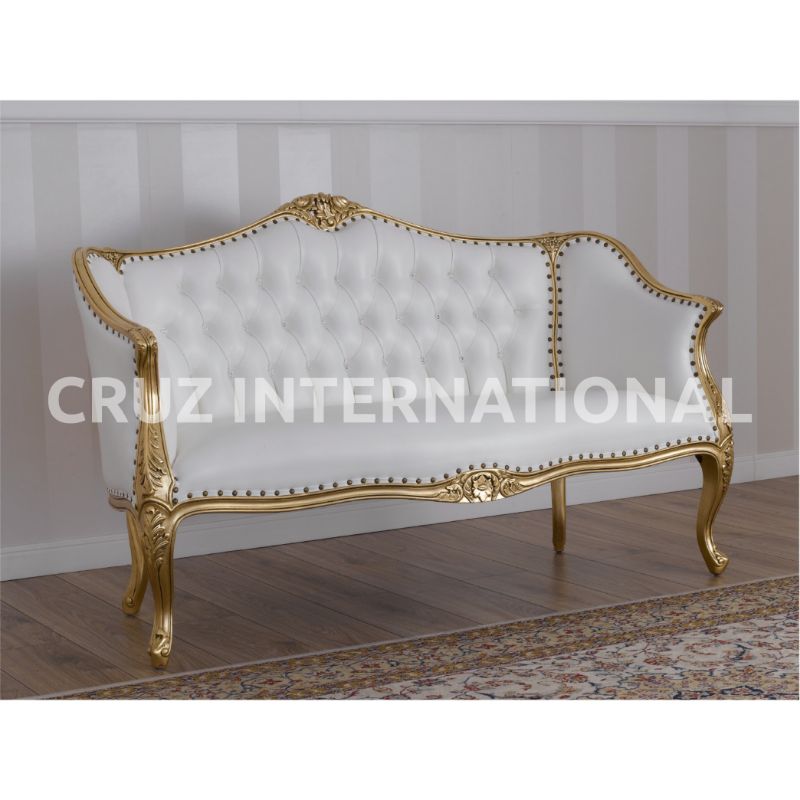 Classic Finley Carving Settee | Standard CRUZ INTERNATIONAL