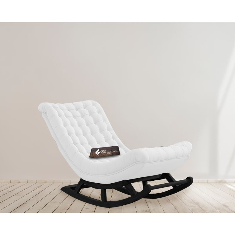 Premium Zylla Rocking Chair | Rosewood | 19 Colours Available CRUZ INTERNATIONAL