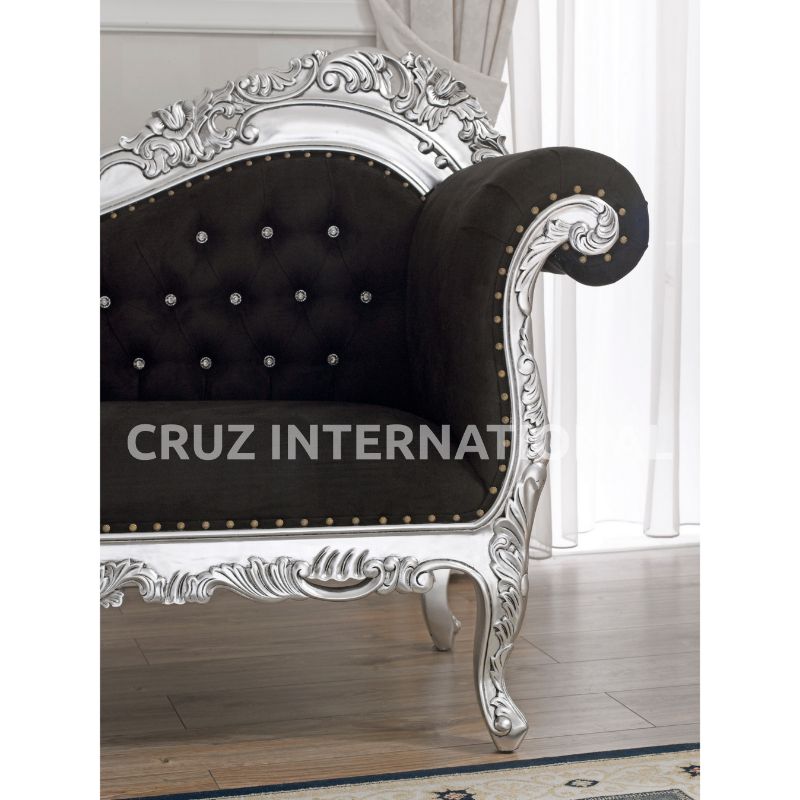 Classic Hector Carving Settee | Standard CRUZ INTERNATIONAL