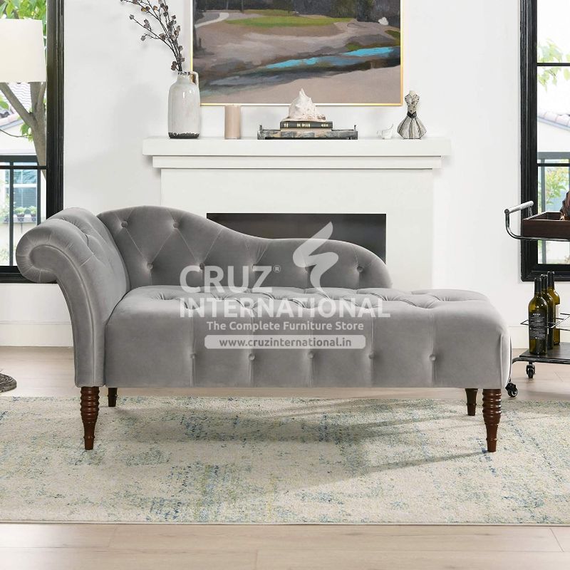 Modern Fanuco Wooden Settee | Lounger | 5 Colours Available CRUZ INTERNATIONAL