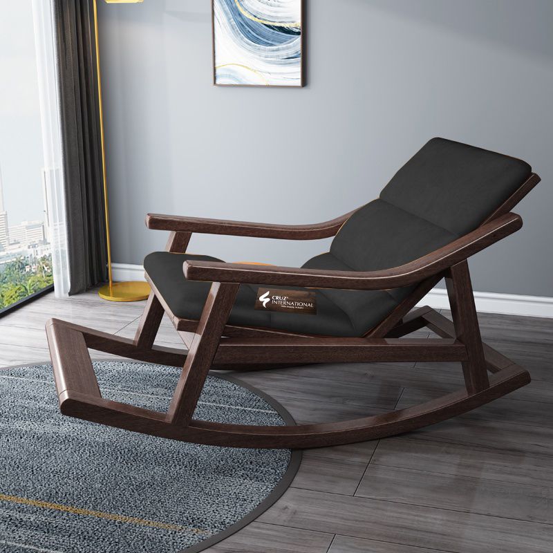 Premium Mjolnir House Rocking Chair | Rosewood | 13 Colours Available CRUZ INTERNATIONAL