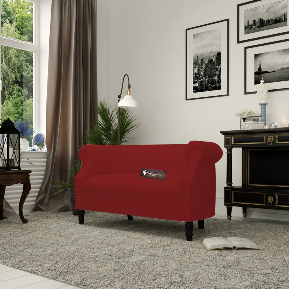 Premium Antonia Sofa & Sette | Solid Wood | 7 Colours Available CRUZ INTERNATIONAL