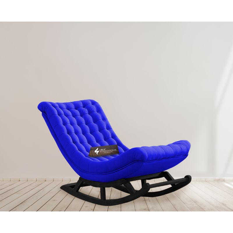 Premium Zylla Rocking Chair | Rosewood | 19 Colours Available CRUZ INTERNATIONAL