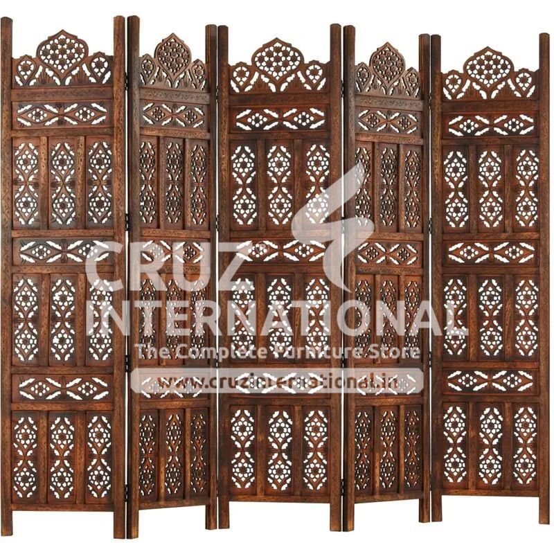 Ever Green Chalina Wooden Partition | Divider CRUZ INTERNATIONAL