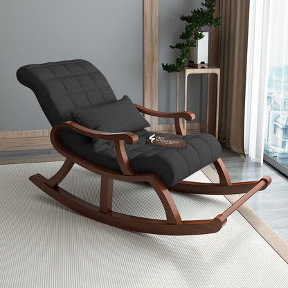 Premium Ståle Comfort Rocking Chair | Rosewood | 12 Colours Available CRUZ INTERNATIONAL