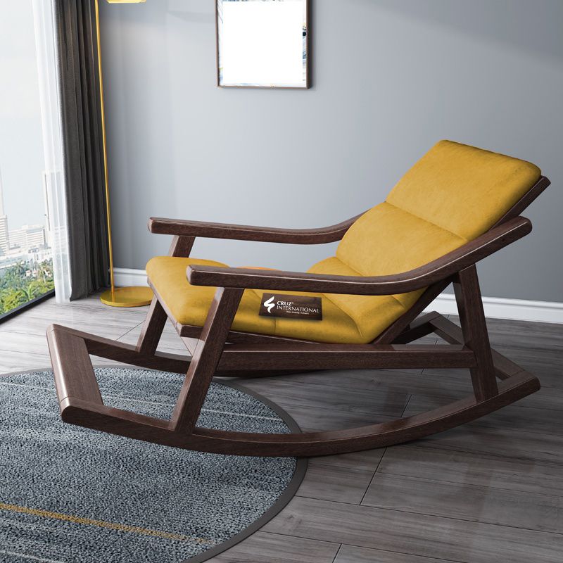 Premium Mjolnir House Rocking Chair | Rosewood | 13 Colours Available CRUZ INTERNATIONAL