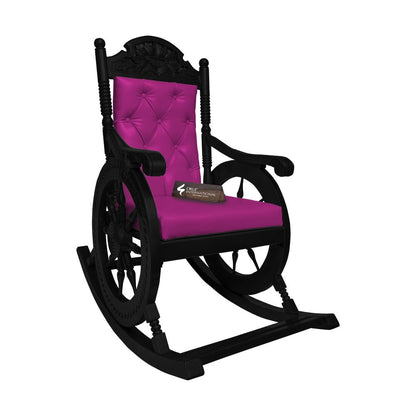 Premium Natalia Rocking Chair | Zet Black| 13 Colours Available CRUZ INTERNATIONAL