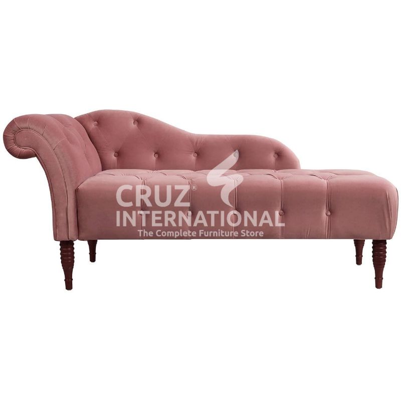 Modern Fanuco Wooden Settee | Lounger | 5 Colours Available CRUZ INTERNATIONAL