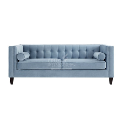 Modern Ignacio Sofa Set | Navy Blue CRUZ INTERNATIONAL