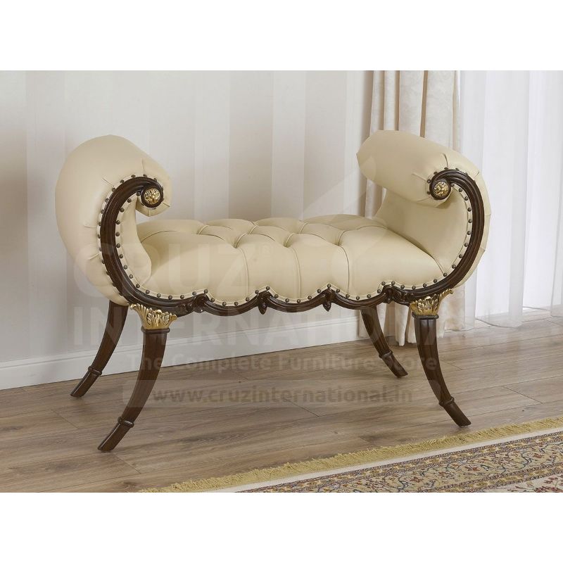 Classic Joseph Carving Settee | Standard CRUZ INTERNATIONAL