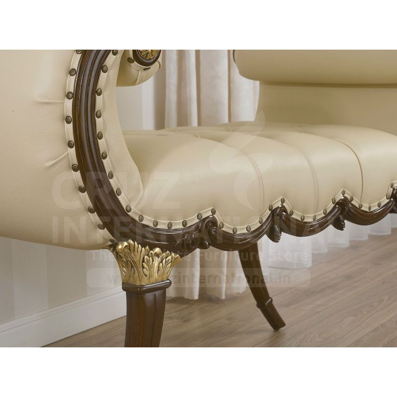 Classic Joseph Carving Settee | Standard CRUZ INTERNATIONAL