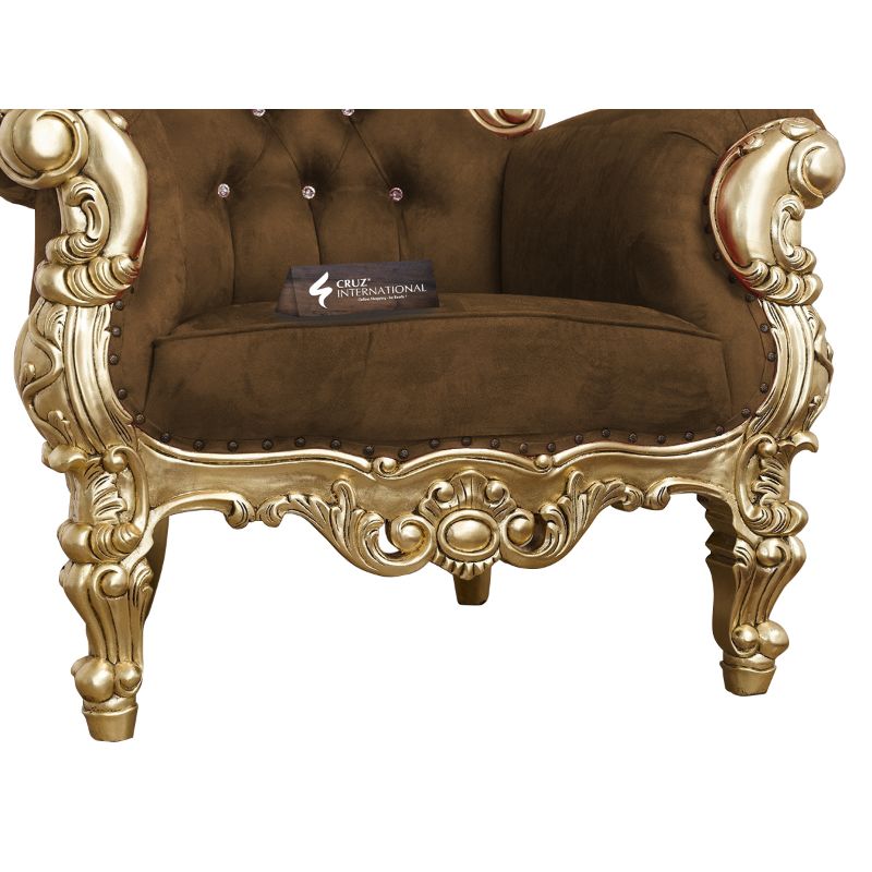 Maharaja Katja Chair & Single Sofa | Solid Wood CRUZ INTERNATIONAL