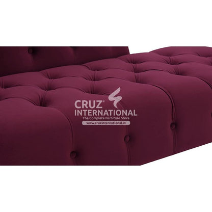 Modern Fanuco Wooden Settee | Lounger | 5 Colours Available CRUZ INTERNATIONAL