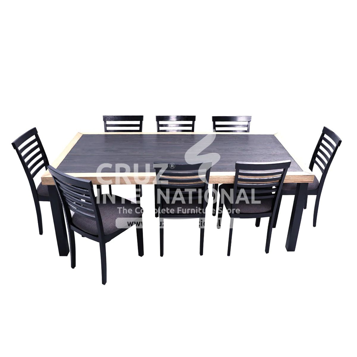 Classic Oliver Benito Wooden Dinning Table | 8 Chairs & 1 Table CRUZ INTERNATIONAL