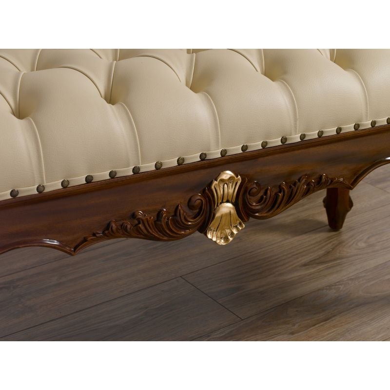 Classic Hugo Carving Settee | Standard CRUZ INTERNATIONAL