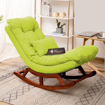 Premium Fiber Toast Rocking Chair | Natural | 16 Colours Available CRUZ INTERNATIONAL