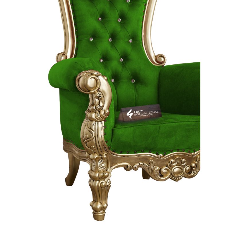 Maharaja Katja Chair & Single Sofa | Solid Wood CRUZ INTERNATIONAL