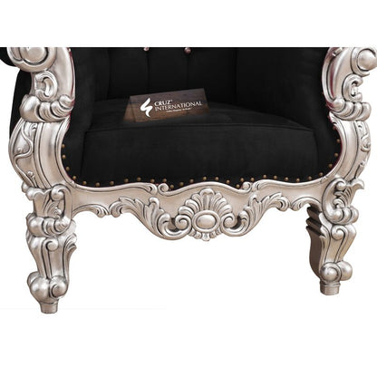 Maharaja Roger Chair & Single Sofa | Solid Wood CRUZ INTERNATIONAL