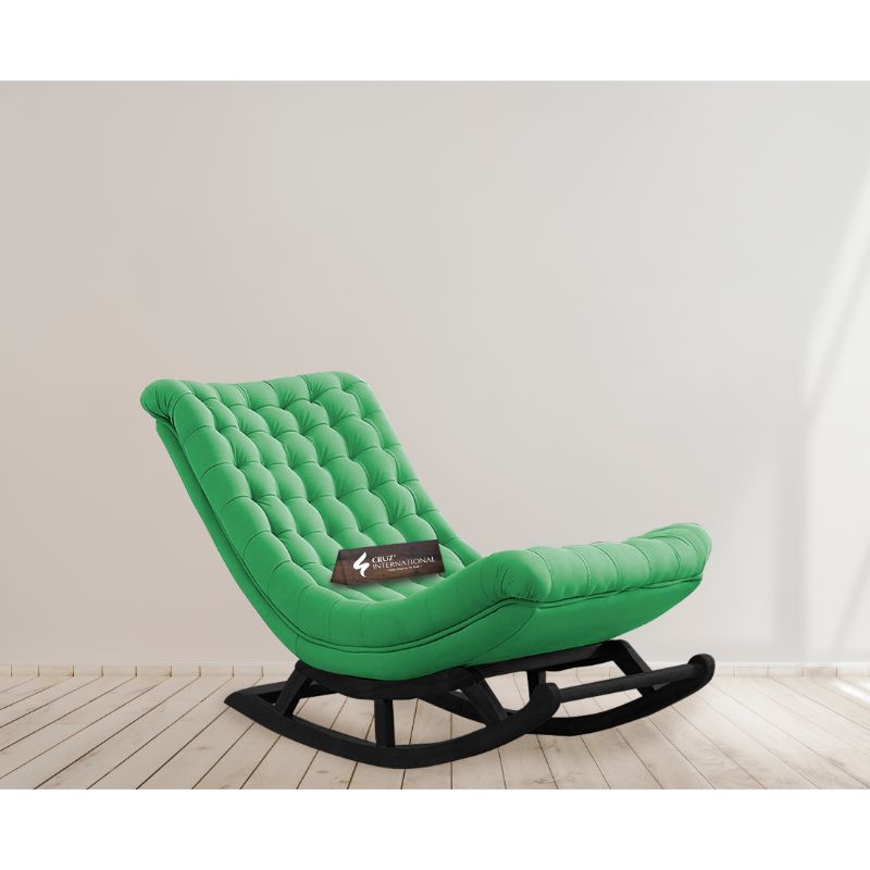 Premium Zylla Rocking Chair | Rosewood | 19 Colours Available CRUZ INTERNATIONAL