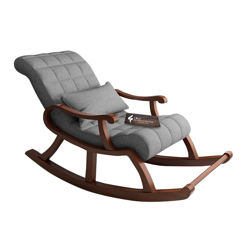 Premium Ståle Comfort Rocking Chair | Rosewood | 12 Colours Available CRUZ INTERNATIONAL