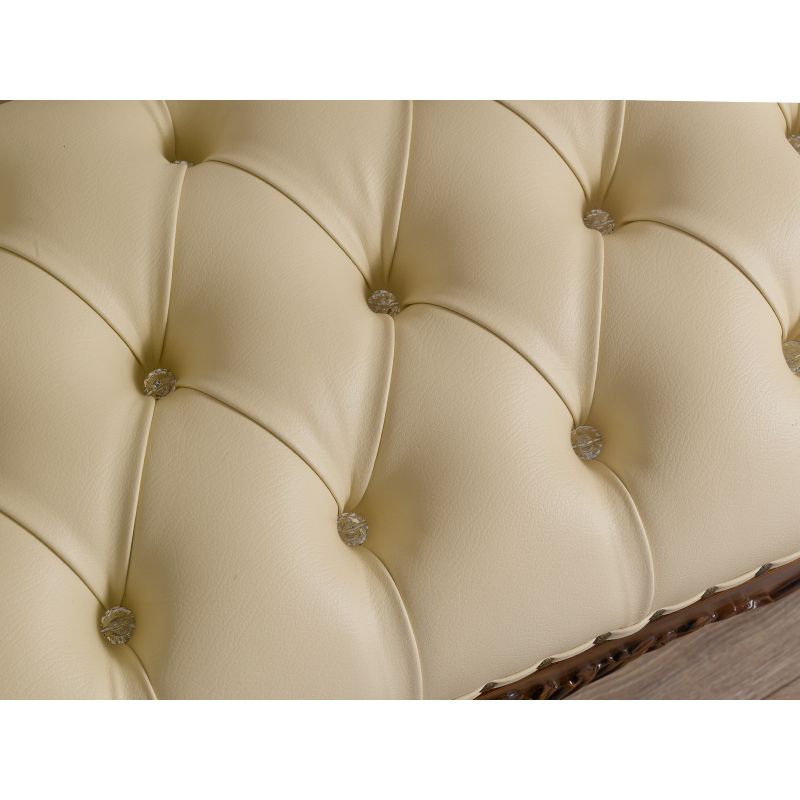 Classic Hugo Carving Settee | Standard CRUZ INTERNATIONAL