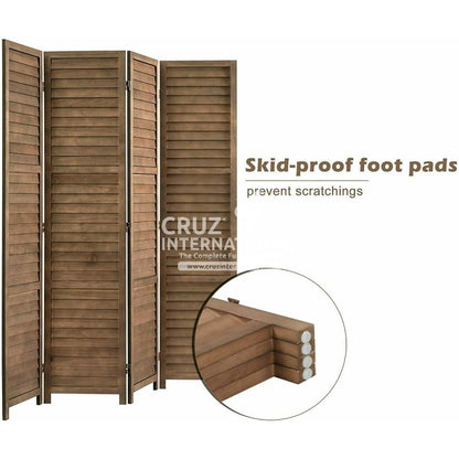 Ever Green Brigida Wooden Partition | Divider CRUZ INTERNATIONAL