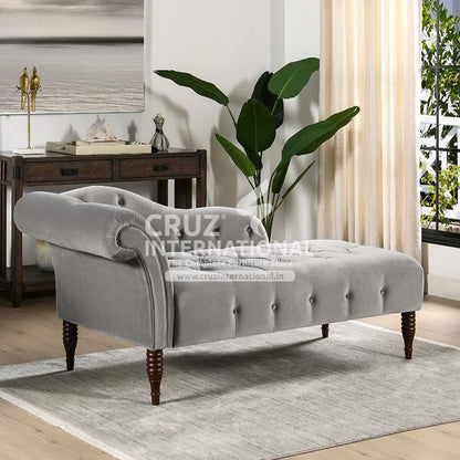 Modern Fanuco Wooden Settee | Lounger | 5 Colours Available CRUZ INTERNATIONAL