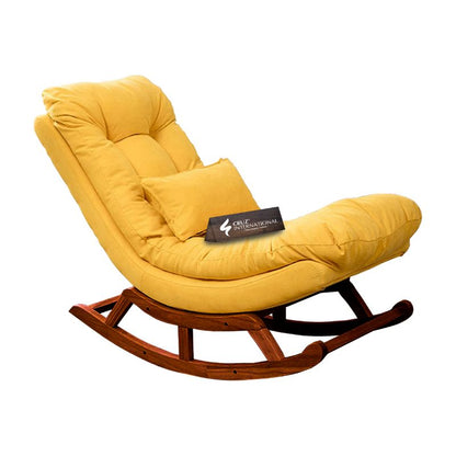 Premium Fiber Toast Rocking Chair | Natural | 16 Colours Available CRUZ INTERNATIONAL