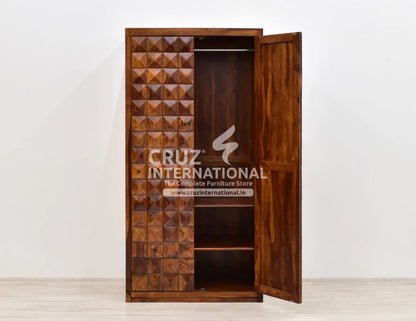 Classic Cruz Almirah & Wardrobe | Standard | Brown CRUZ INTERNATIONAL