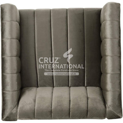 Modern Beyond Living Room Chair | Set of 1 | 2 Colours Available CRUZ INTERNATIONAL