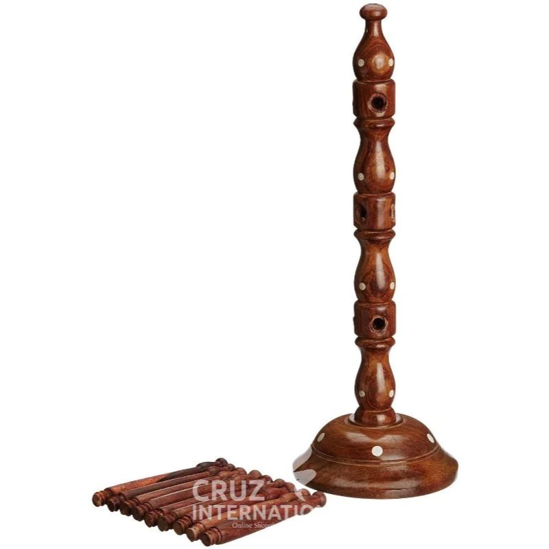 Sheesham Bangle Stand | 2 Designs Available CRUZ INTERNATIONAL