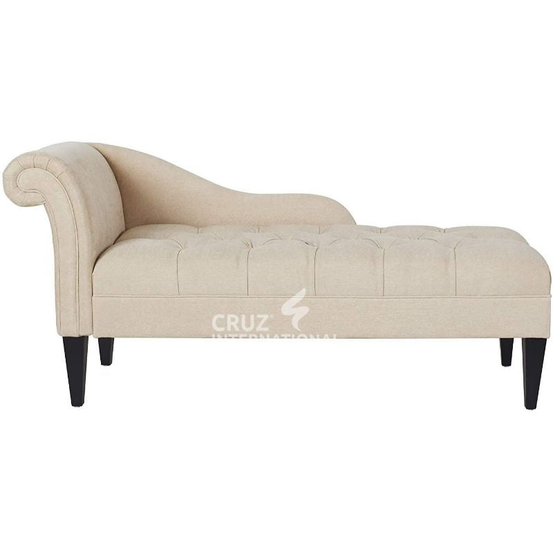 Modern Pasqual Wooden Settee | Lounger | 5 Colours Available CRUZ INTERNATIONAL