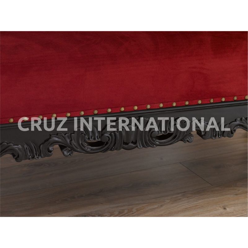 Classic Hector Carving Settee | Standard CRUZ INTERNATIONAL