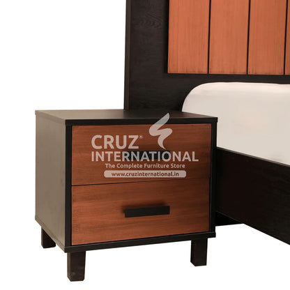 Modern Adriana Classic Gaia Bed | 2 Sizes Available | with Side table CRUZ INTERNATIONAL