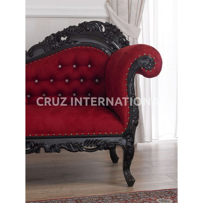 Classic Hector Carving Settee | Standard CRUZ INTERNATIONAL