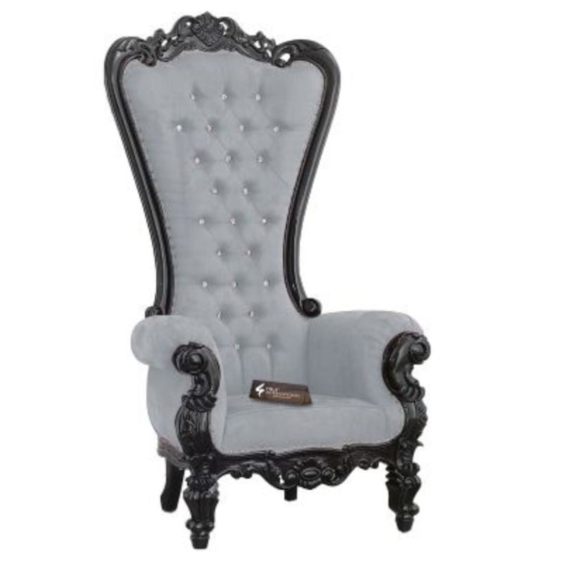 Maharaja Branka Chair | Solid wood | Velvet CRUZ INTERNATIONAL