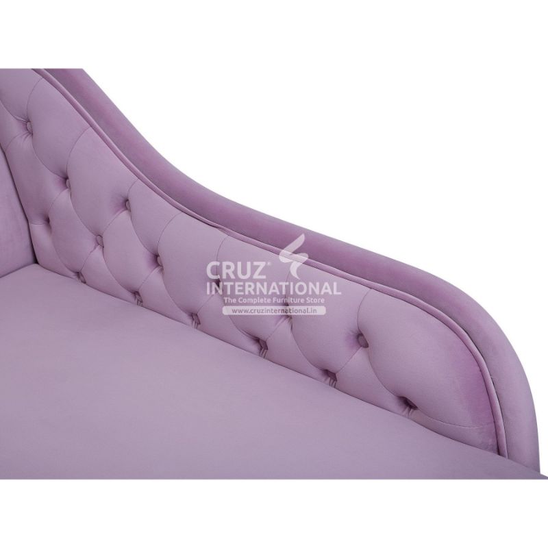 Modern Selena Wooden Settee | Lounger | 3 Colours Available CRUZ INTERNATIONAL