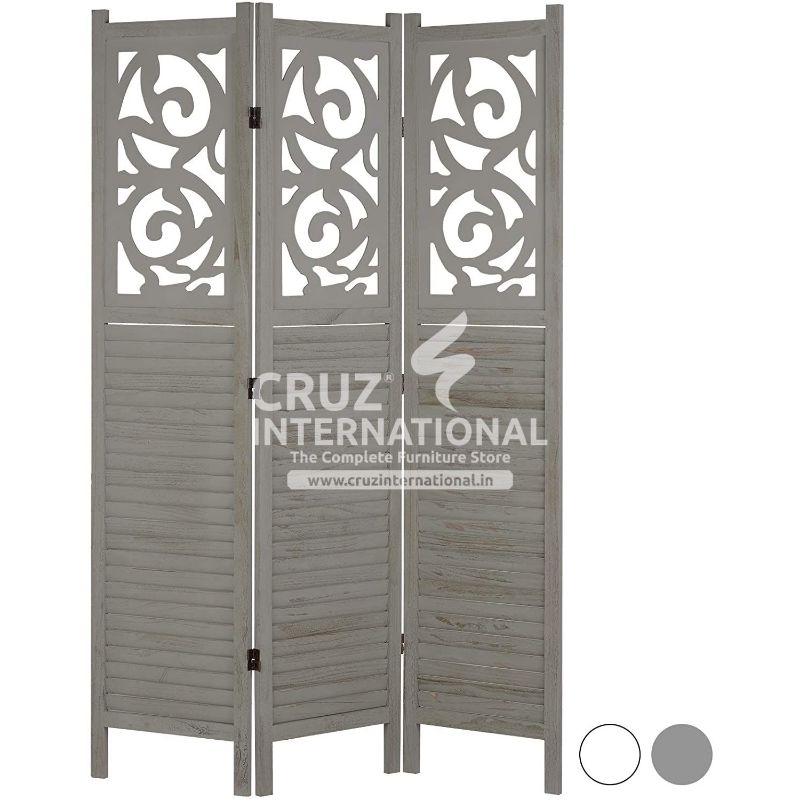 Ever Green Mario Wooden Partition | Divider | 2 Colours Available CRUZ INTERNATIONAL